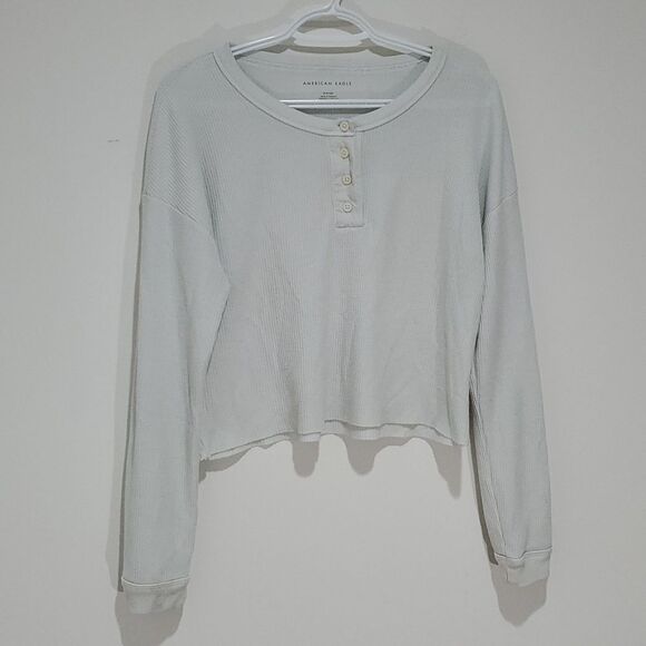 AMEAG Sml Cream Cropped Lite Sweater - Picture 3 of 8
